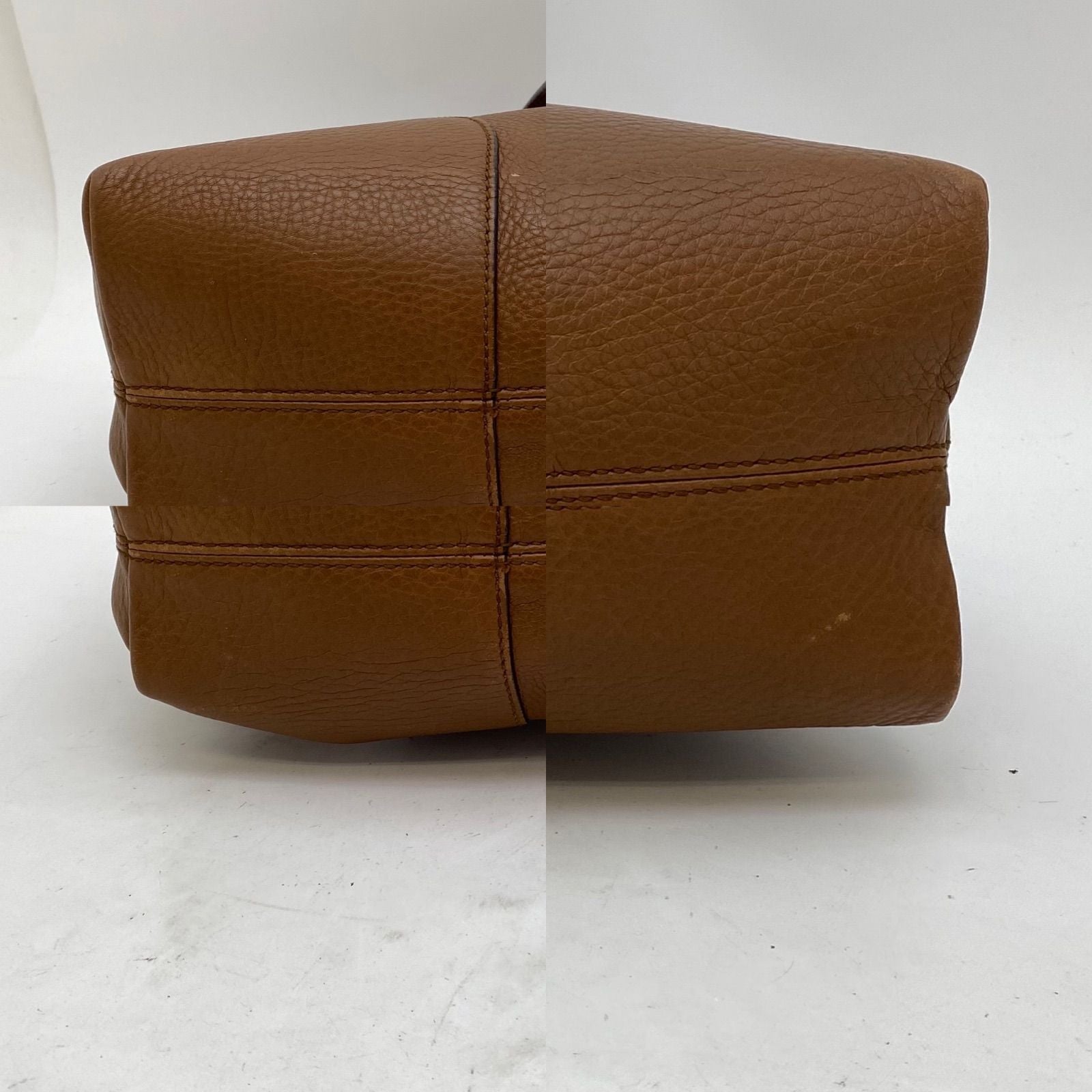 Gucci Handbag Leather Brown Travel Business — view 6