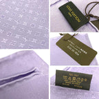 Louis Vuitton Monogram Scarf Pocket Square Necklace Petit Purple Silk — view 3