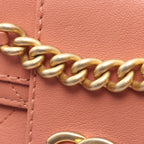 Chanel Shoulder Bag Quilted Pink Leather Chain — view 7