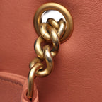 Chanel Shoulder Bag Quilted Pink Leather Chain — view 6