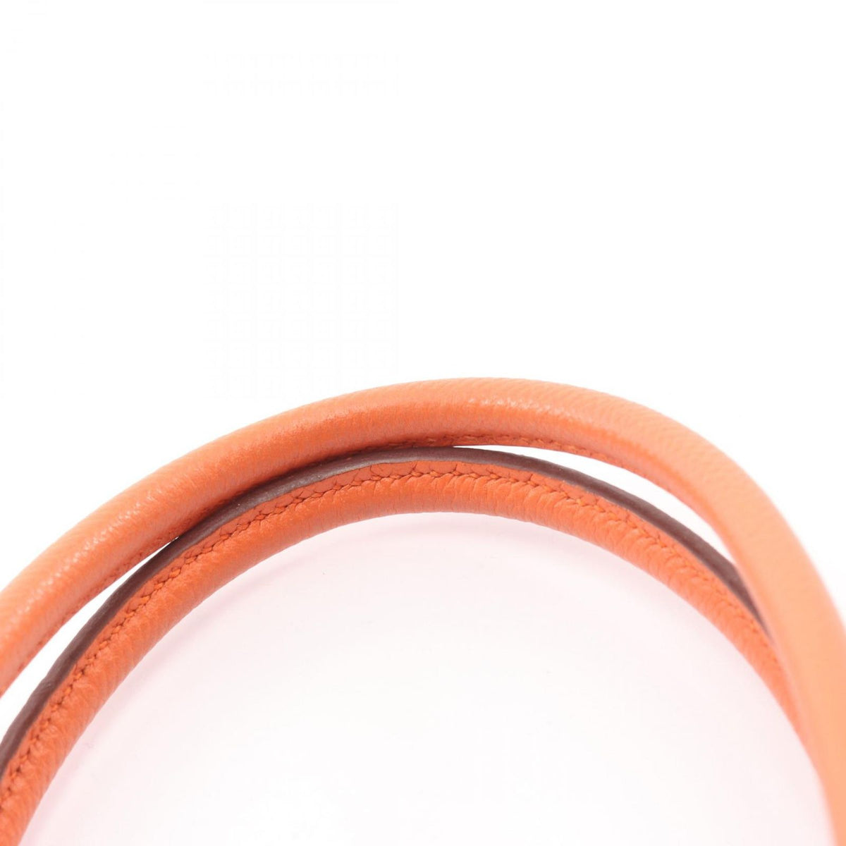 Hermes Handbag Plume Elan 28 Orange Leather Calf — view 7