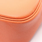 Hermes Handbag Plume Elan 28 Orange Leather Calf — view 5