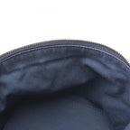 Chanel Shoulder Bag CC Logo Vanity 2-Way Denim Blue Quilted Chain — view 6