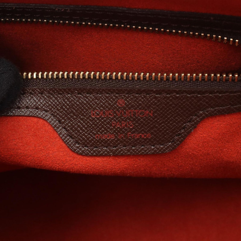Louis Vuitton Handbag Triana Canvas Leather — view 4