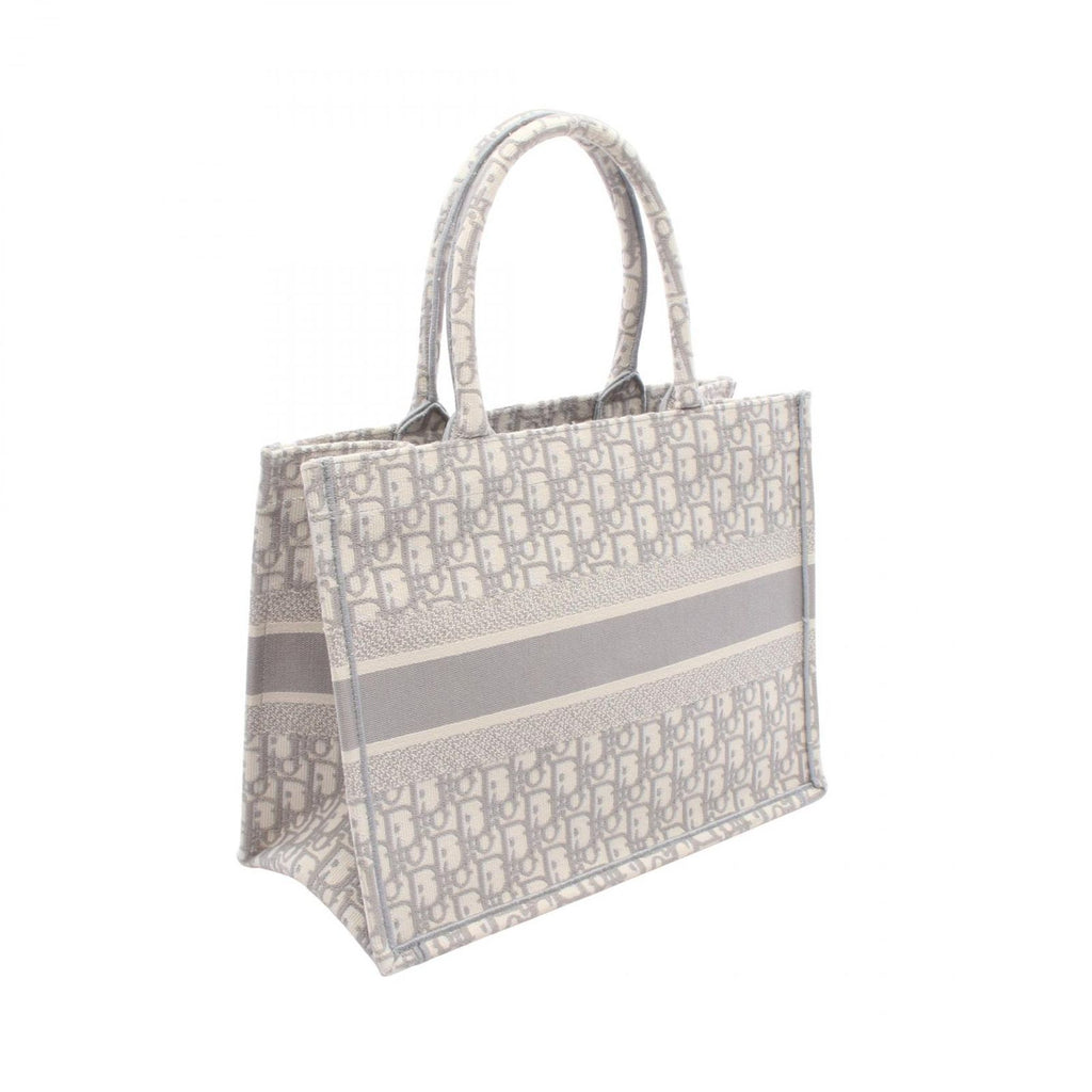 Dior Tote Book Gray Canvas — view 2