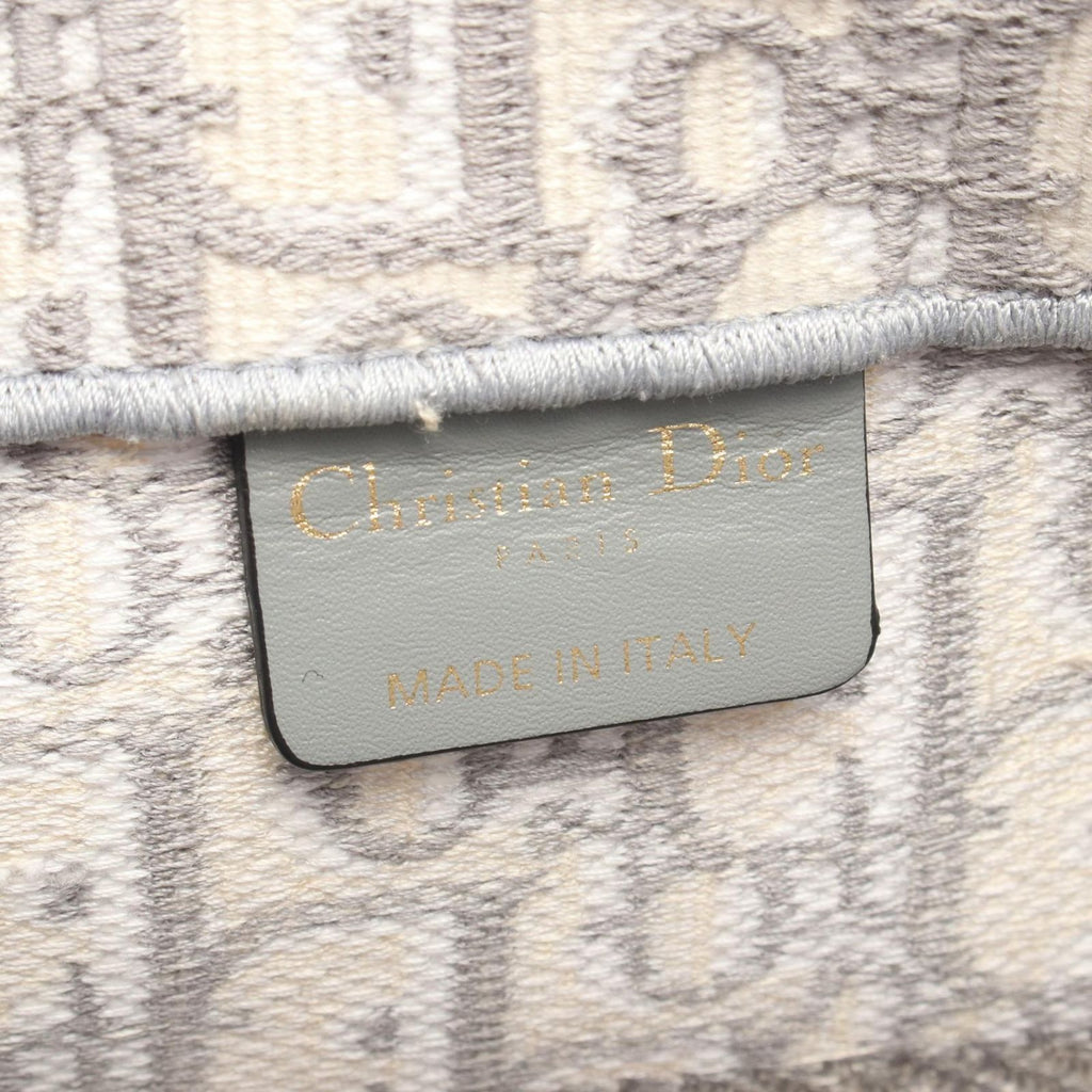 Dior Tote Book Gray Canvas — view 4