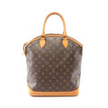 Louis Vuitton Handbag Vertical Canvas Leather Lockit