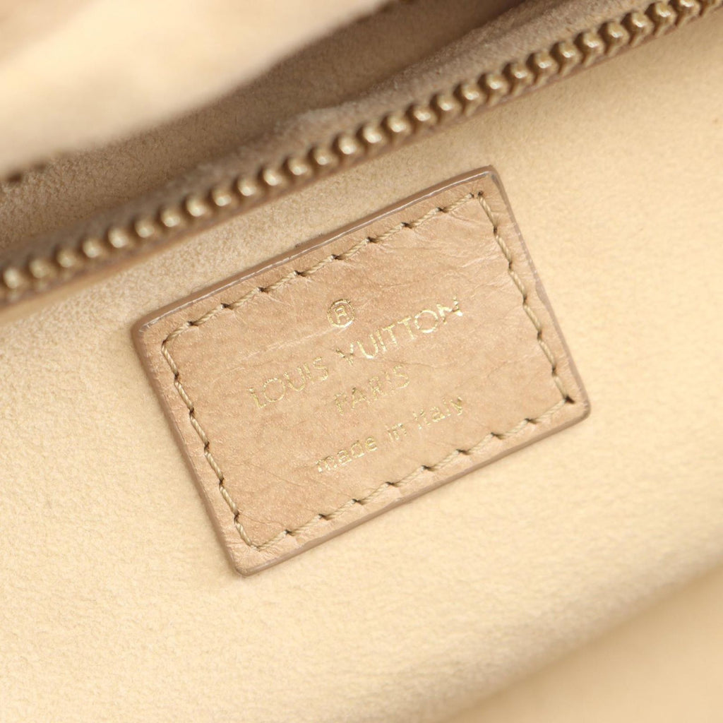 Louis Vuitton Shoulder Bag Stratus PM Beige Leather — view 4
