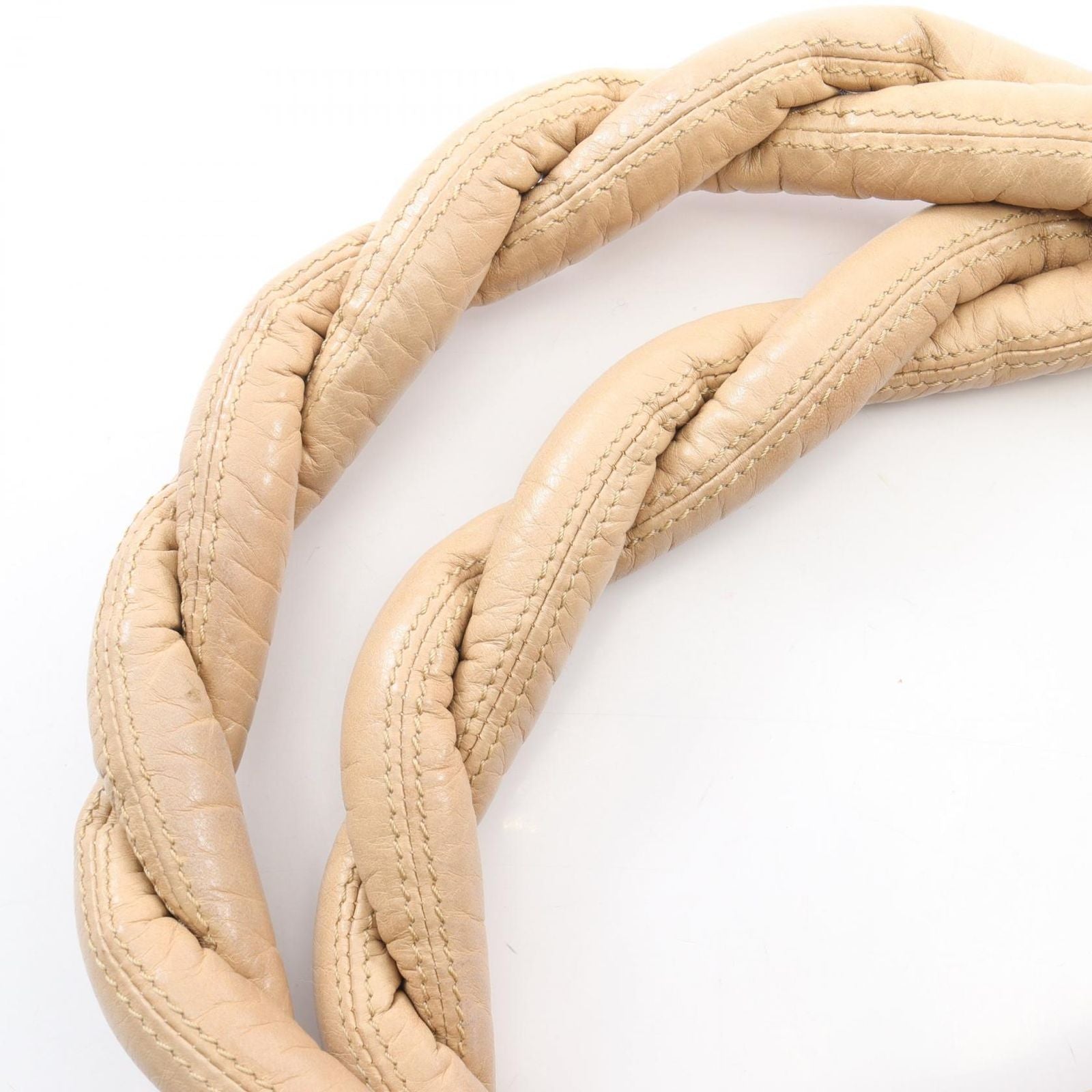 Louis Vuitton Shoulder Bag Stratus PM Beige Leather — view 8