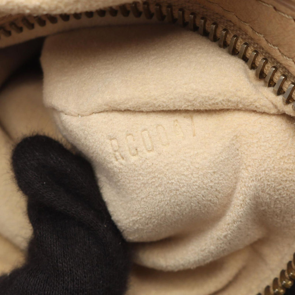 Louis Vuitton Shoulder Bag Stratus PM Beige Leather — view 5