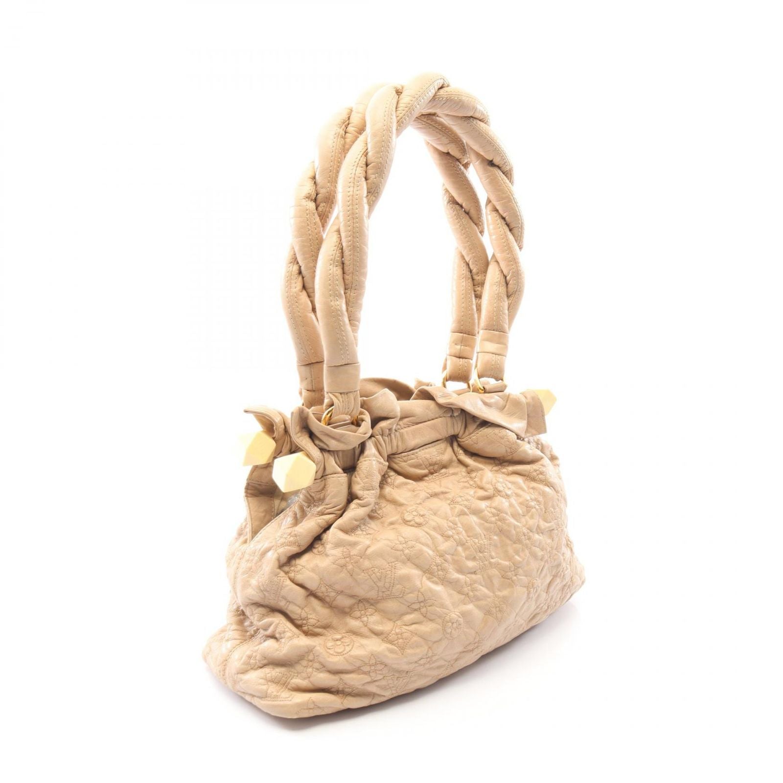 Louis Vuitton Shoulder Bag Stratus PM Beige Leather — view 2