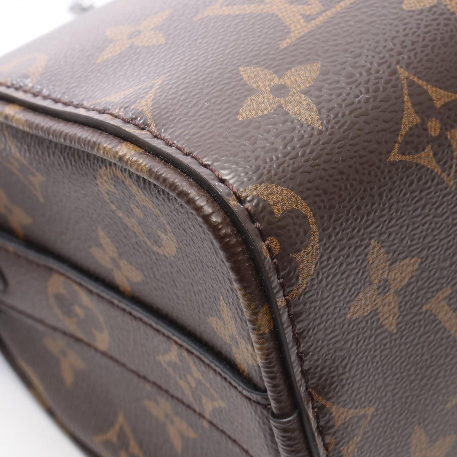 Louis Vuitton Handbag Keepall Bandouliere 25 2-Way Silver Canvas — view 6