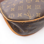 Louis Vuitton Shoulder Bag Menilmontant MM Canvas Leather — view 6