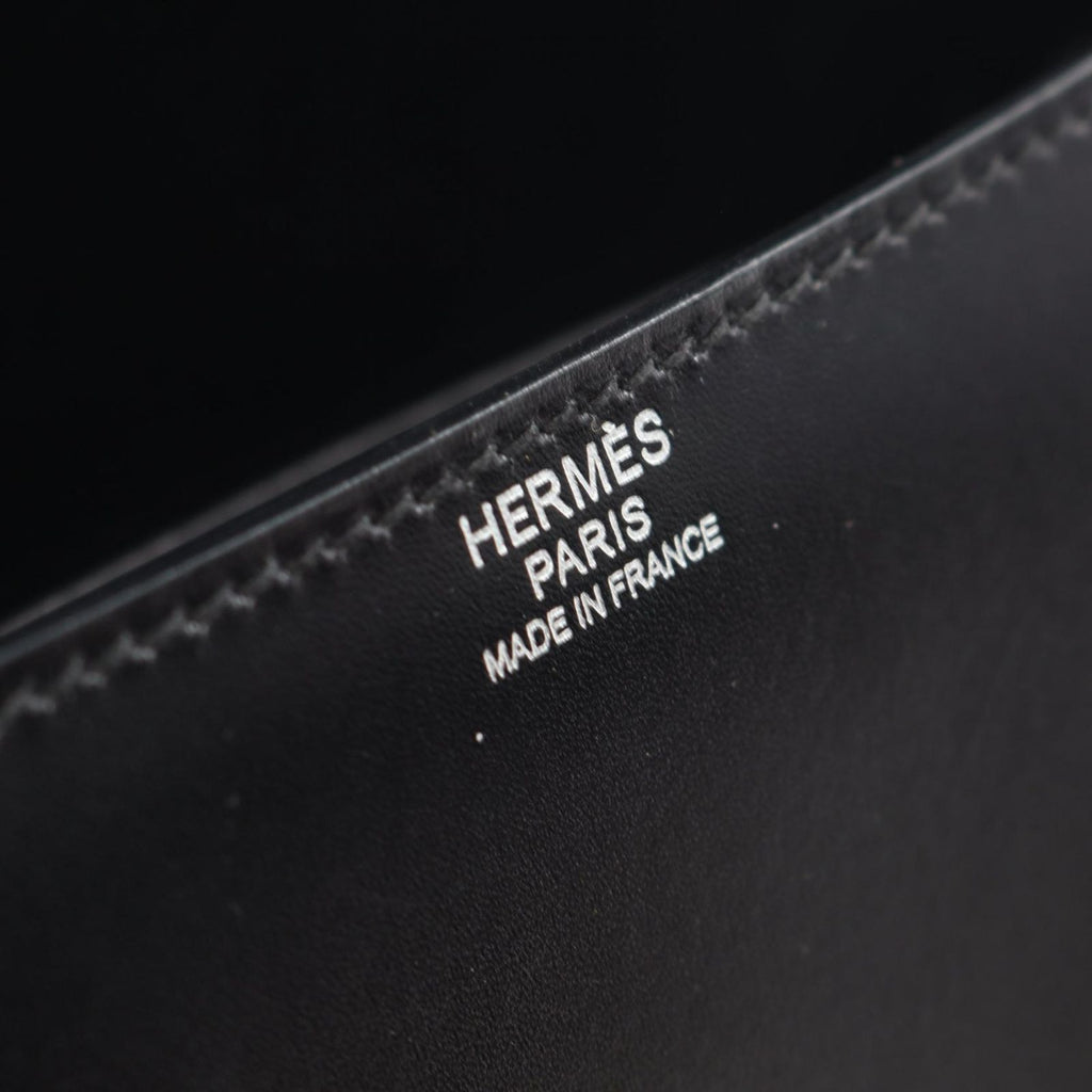 Hermes Shoulder Bag Cherche Midi 25 Black Calf — view 4