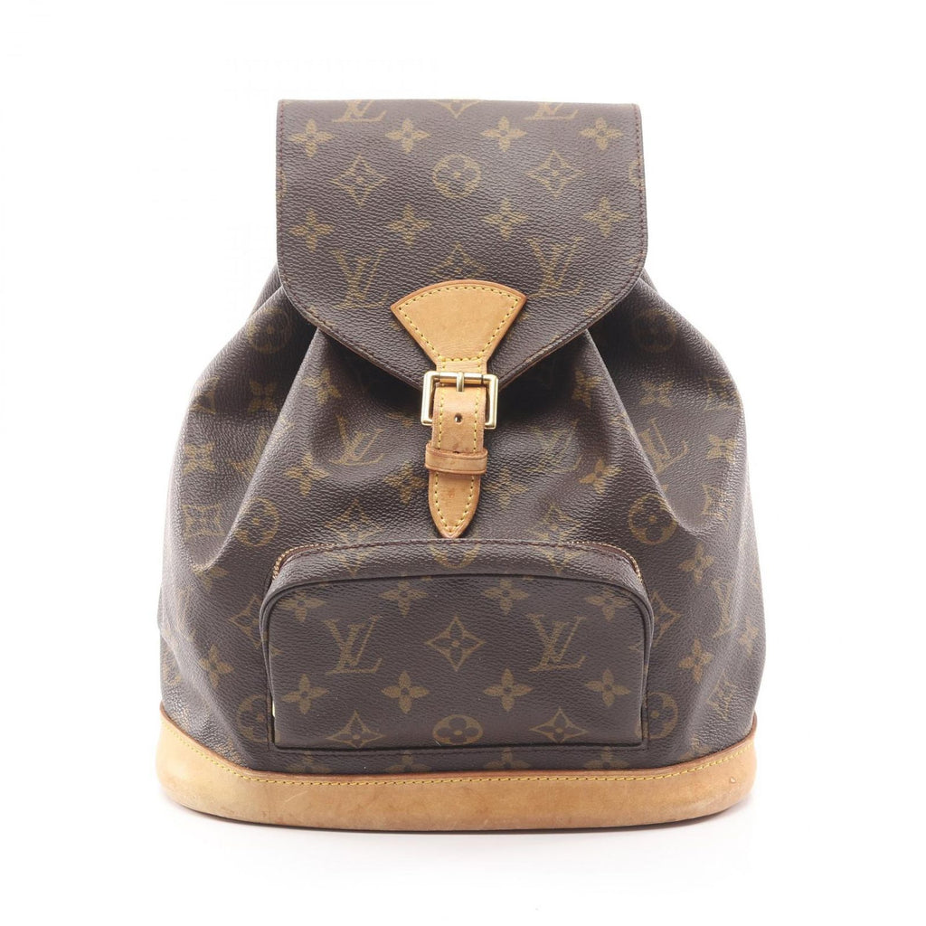 Louis Vuitton Backpack Montsouris MM Canvas Leather