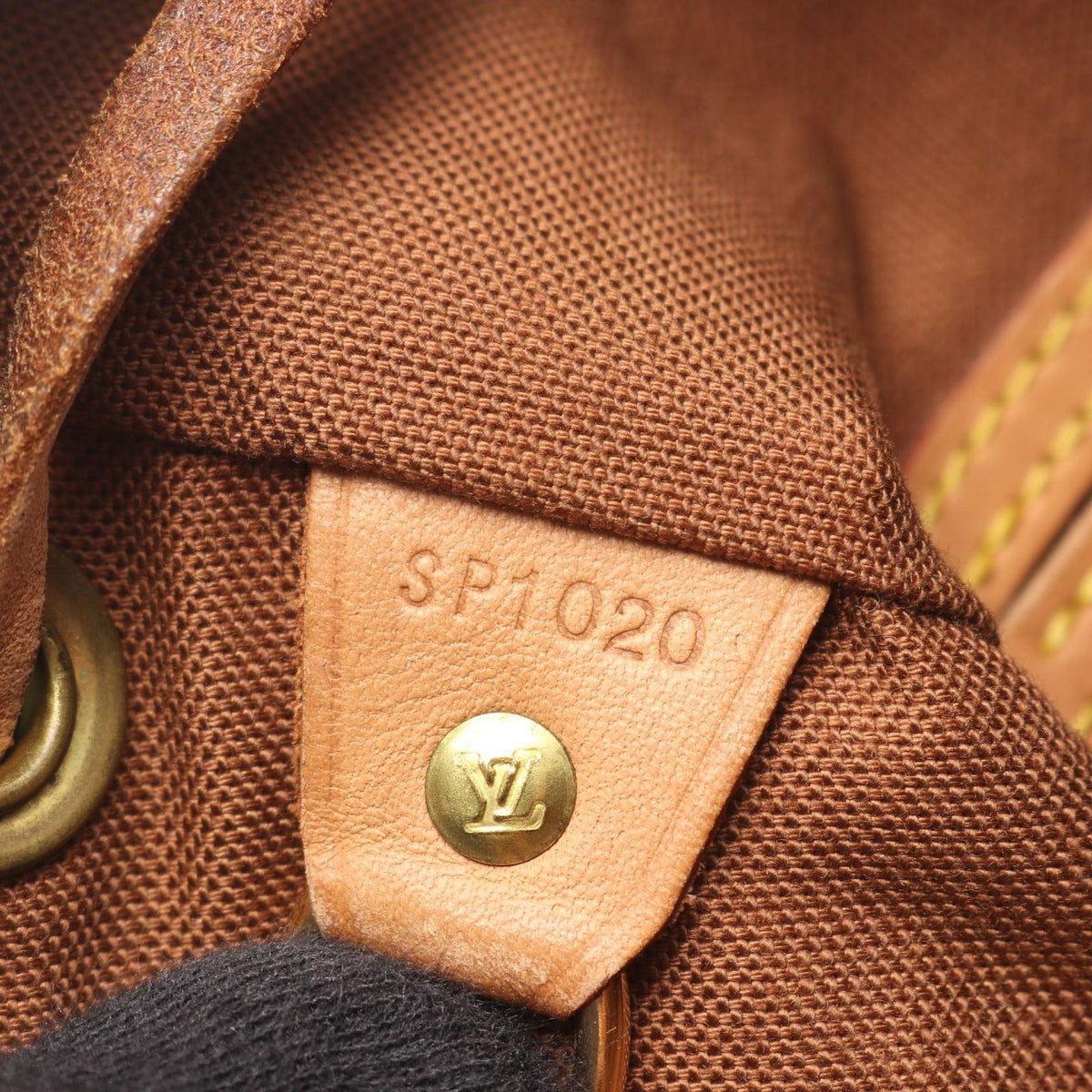 Louis Vuitton Backpack Montsouris MM Canvas Leather — view 5