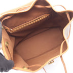 Louis Vuitton Backpack Montsouris MM Canvas Leather — view 3