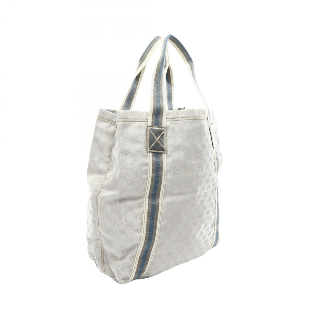 Gucci Tote GG Canvas Sherry Line Silver — view 2