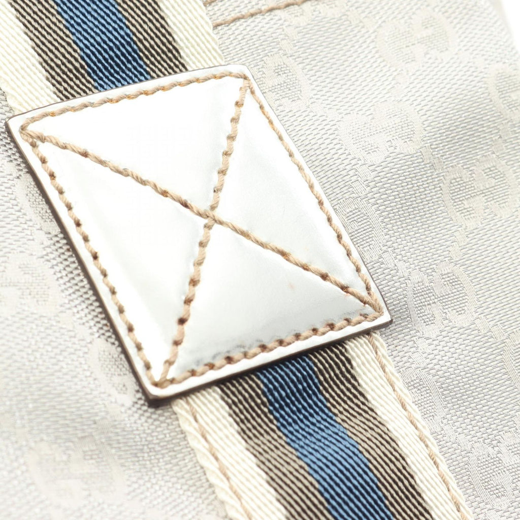 Gucci Tote GG Canvas Sherry Line Silver — view 7