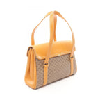 Gucci Tote Vintage Micro GG Brown Dark Hand — view 2