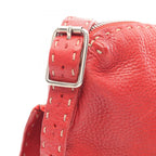 Fendi Shoulder Bag Selleria Red Leather — view 6