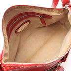 Fendi Shoulder Bag Selleria Red Leather — view 3