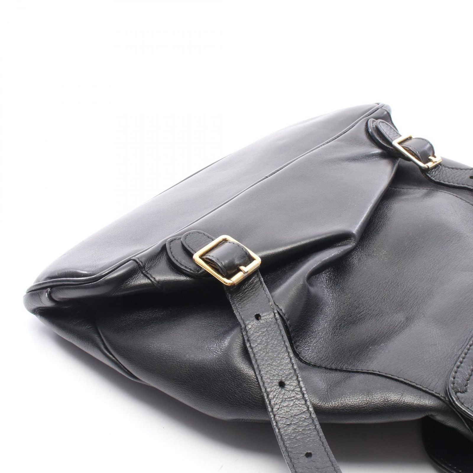 Gucci Backpack Bamboo 003 Black Leather — view 8