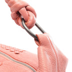 Bottega Veneta Shoulder Bag Intrecciato Pink Leather — view 7