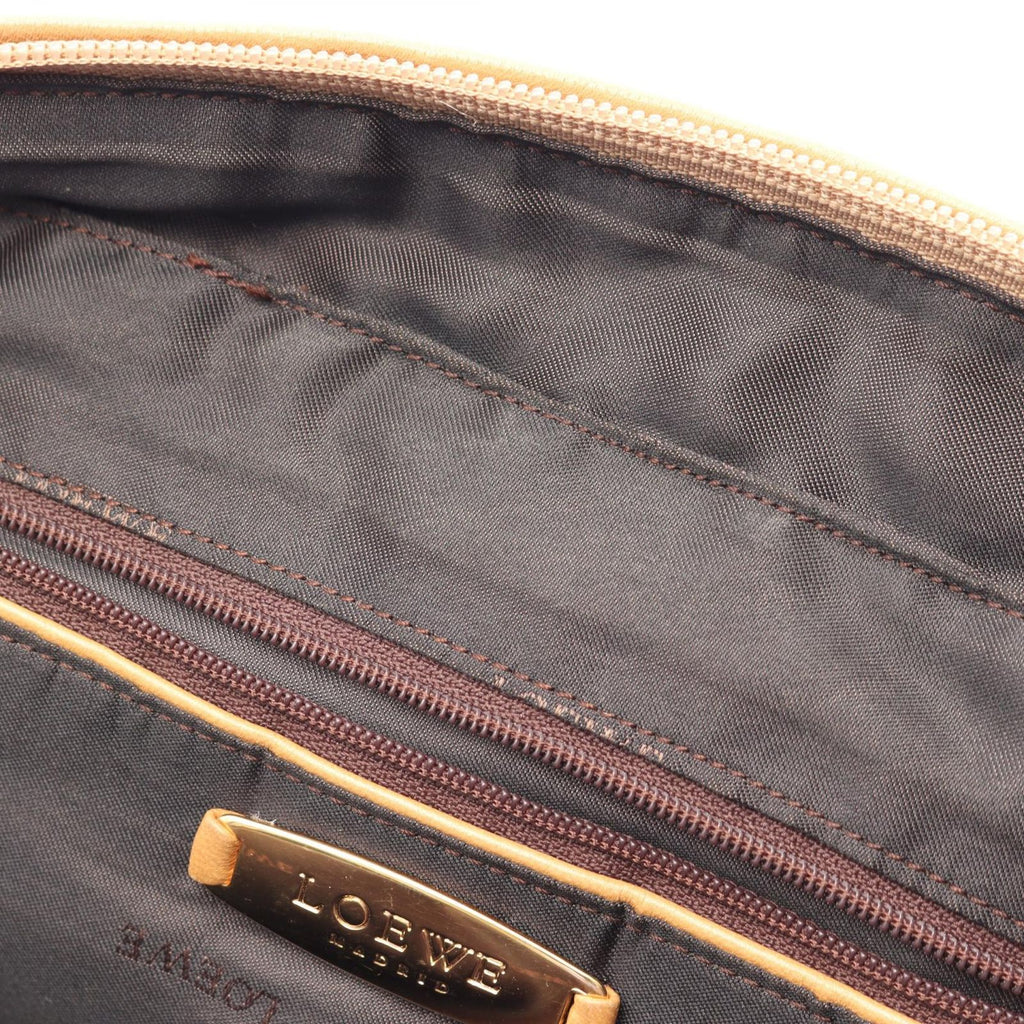 Loewe Handbag Anagram Beige Leather — view 8