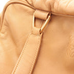 Loewe Handbag Anagram Beige Leather — view 7