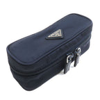 Prada Makeup Pouch Vanity Bag Navy