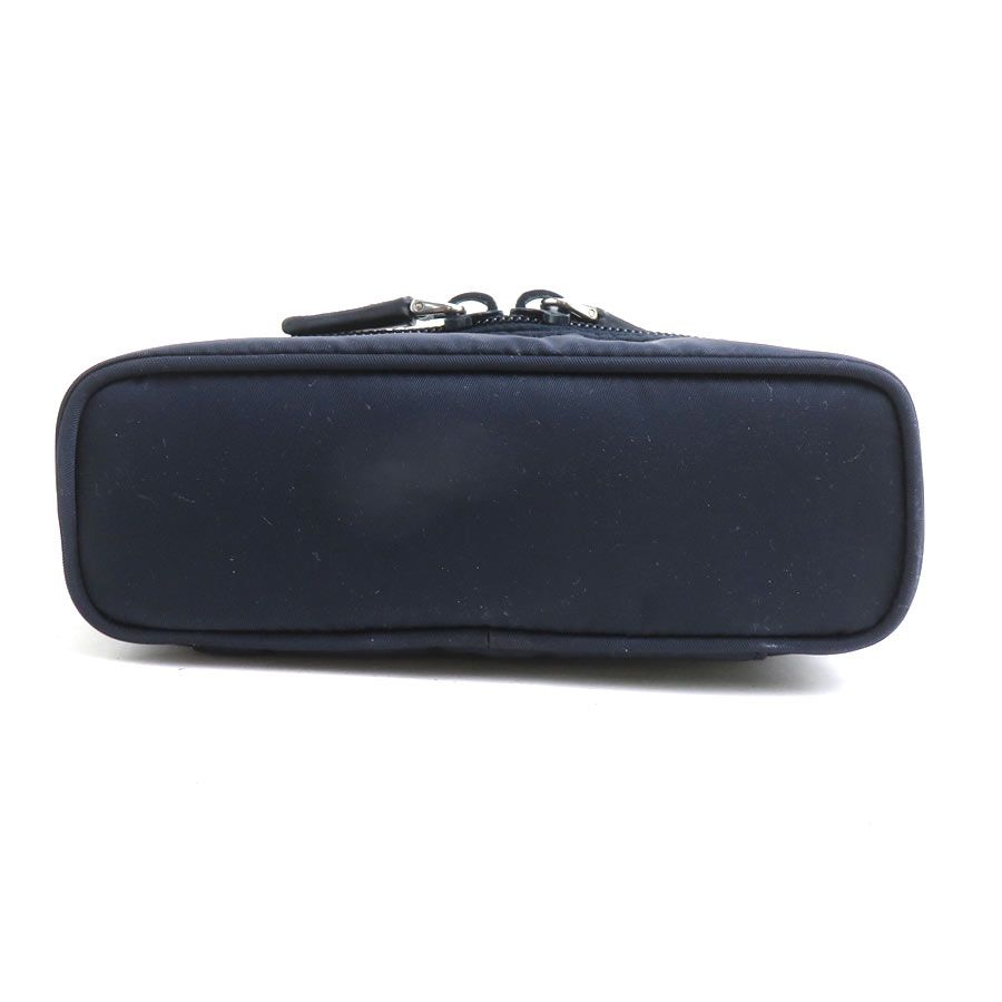 Prada Makeup Pouch Vanity Bag Navy — view 5
