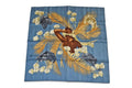 Hermes Carre 90 Scarf Queen's Turban Tropical Forest Silk 100% Blue Multi