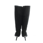 Louis Vuitton Long Boots Pointed Toe Logo Suede 35.5 Black — view 3