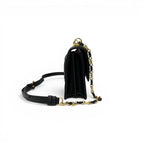 Dior Shoulder Bag Black Gold Miss Caro Macro Cannage Chain — view 2