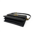 Dior Shoulder Bag Black Gold Miss Caro Macro Cannage Chain — view 4