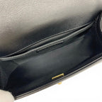 Chanel Shoulder Bag Black Gold 20 Quilted CC Logo Chain — view 7