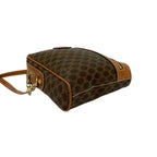 Celine Vintage Magadam Blason Triomphe Pattern Logo Leather Shoulder — view 7