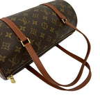 Louis Vuitton Vintage Papillon 30 Monogram Leather Boston Bag Brown — view 4