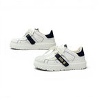 Dior Id Sneakers Leather Rubber White Black Logo Velcro — view 3
