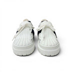 Dior Id Sneakers Leather Rubber White Black Logo Velcro — view 2