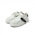 Dior Id Sneakers Leather Rubber White Black Logo Velcro