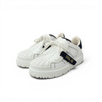 Dior Id Sneakers Leather Rubber White Black Logo Velcro