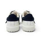 Dior Id Sneakers Leather Rubber White Black Logo Velcro — view 5