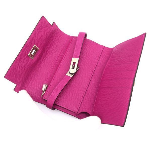 Hermes Kelly Wallet Purple — view 3