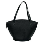 Louis Vuitton Vintage Saint Jacques Epi Leather Tote Shoulder Bag Noir — view 3