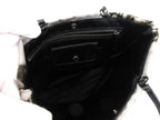 Prada Mini Tote Gray Brown Landscape Painting Nylon Leather — view 7
