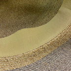 Hermes Motsch Pour Vintage Paper Straw Hat 57 Beige — view 6