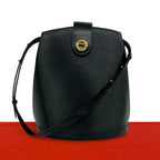 Louis Vuitton Vintage Cluny Epi Leather Shoulder Bag Crossbody Black Noir