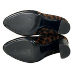 Saint Laurent Paris Short Boots 36.5 Brown Black Leopard Print — view 4